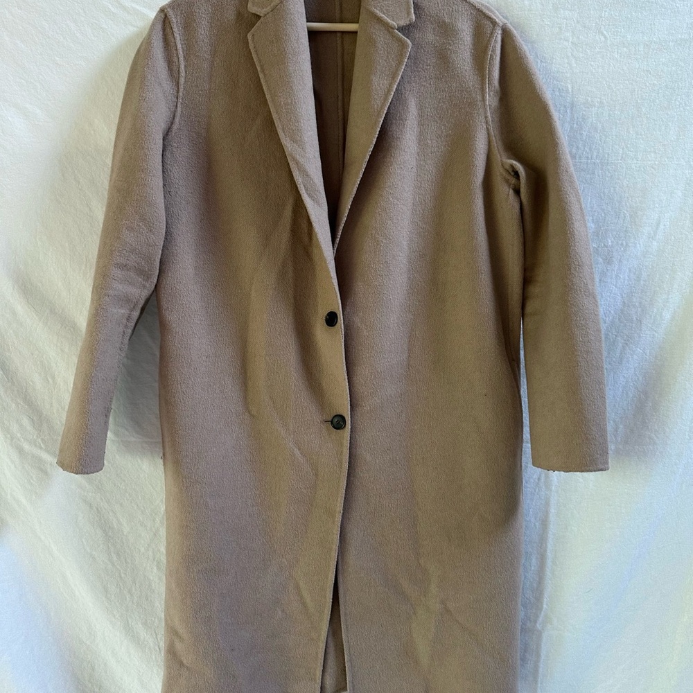 All Saints Classic Tan Trench Coat